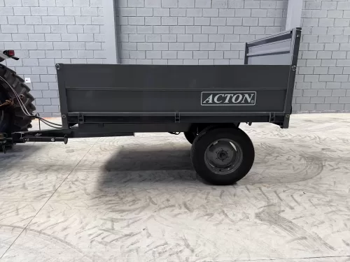 Carreta agrícola metálica basculante hidráulica nova para Trator , Marca: Acton Modelo: CBMH 2000 basculante hidráulica por pistão