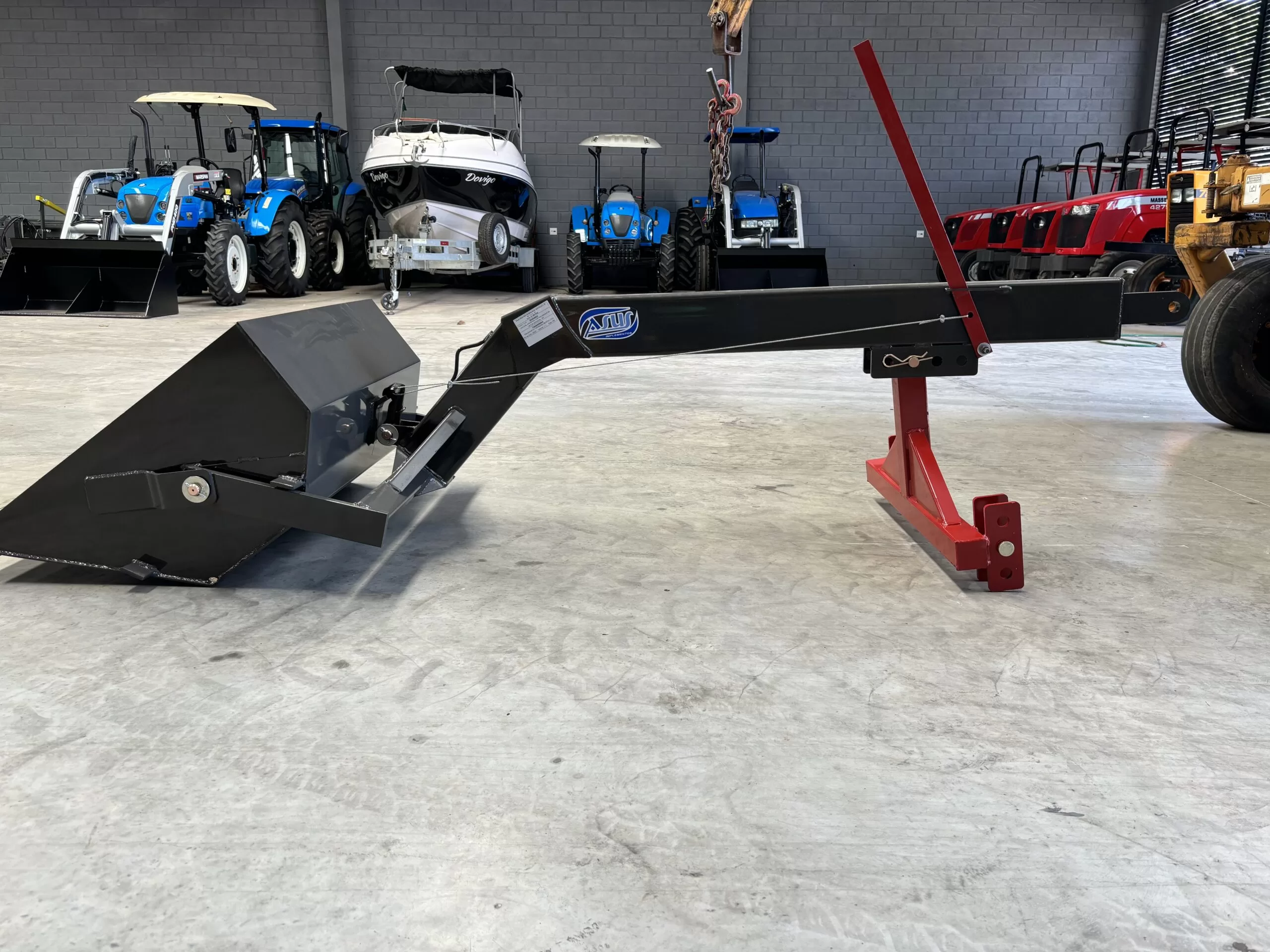 Concha hidráulica traseira (nova) Marca: Asus