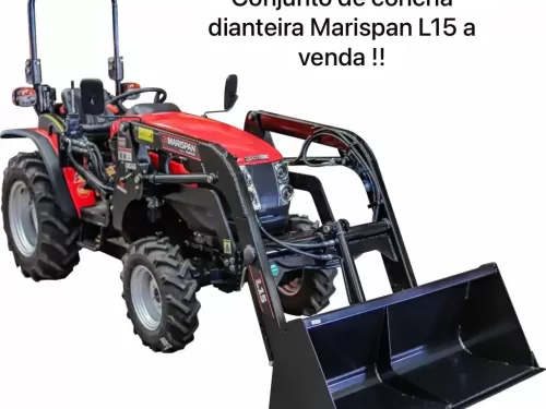 Conjunto de concha dianteira (novo) Marca: Marispan Modelo: L15 para tratores de 18 a 26 cv