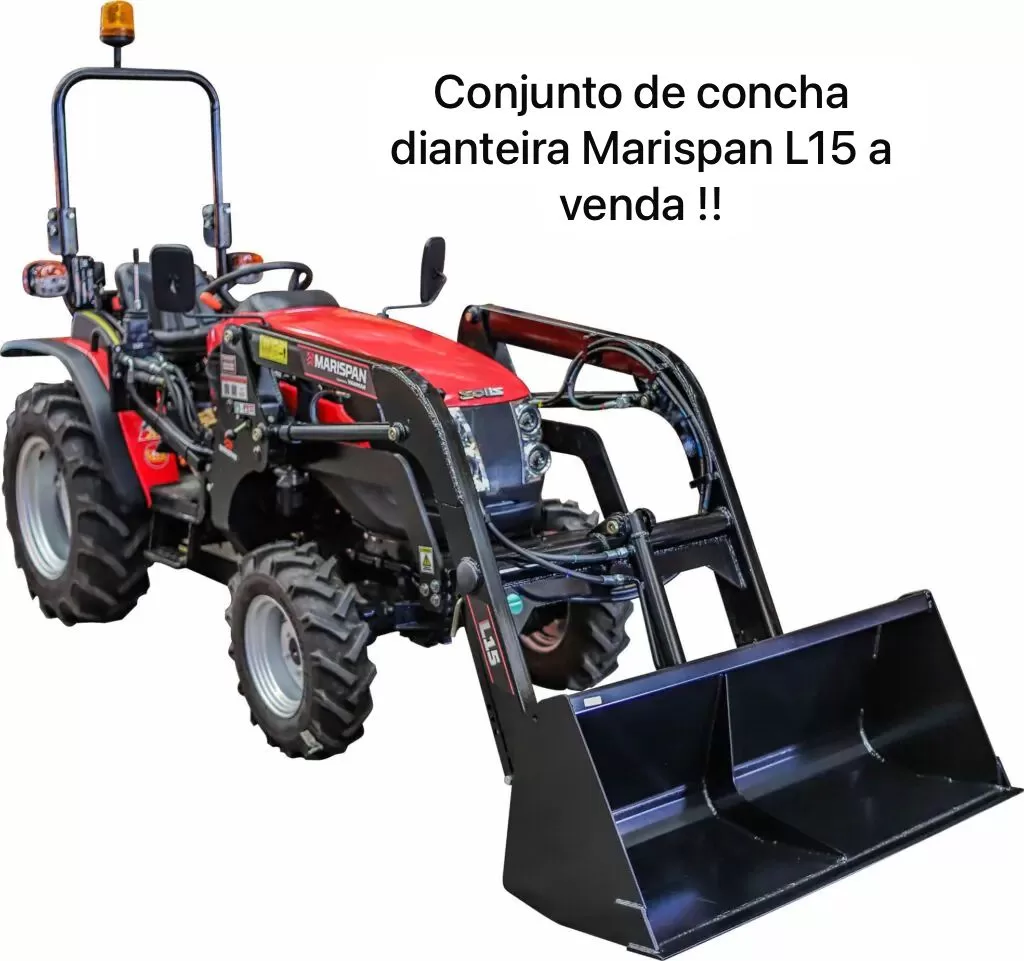 Conjunto de concha dianteira (novo) Marca: Marispan Modelo: L15 para tratores de 18 a 26 cv