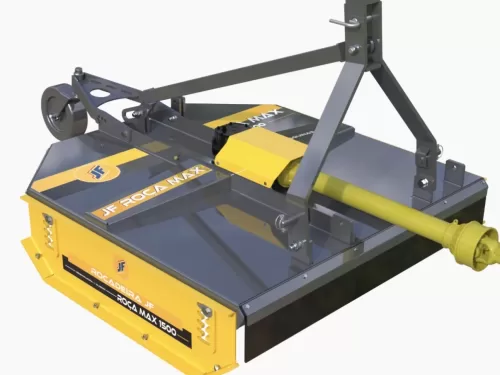 Roçadeira hidráulica Marca: JF Modelo: Max 1500 (nova) de 1.50 m com roda guia traseira.
