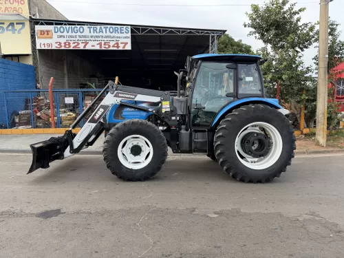 LS TRACTOR PLUS 100 4×4 ANO 2021 COM REDUTOR DE VELOCIDADE E REVERSOR EQUIPADO COM CONJUNTO DE LAMINA DIANTEIRA MARISPAN M85